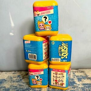 LANKYBOX Mystery Squishy Blind Box Series 3 Lot of 5 Bonkers Toy Co